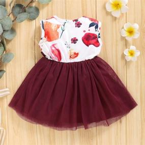 img 2 attached to 👗 Shalofer Dark Floral Three Vest for Girls' Skirts & Skorts - Little Birthday Clothing