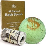 money scent bath bomb infused with real essential oils logo