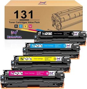 img 4 attached to HaloFox Compatible Toner-Cartridge Replacement for Canon 131 imageClass: Save on Ink with 4-Pack for HP 131A 131X Printer - Black, Cyan, Yellow, Magenta