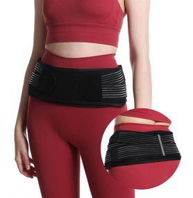 img 4 attached to 🔥 Paskyee SI Joint Belt for Women and Men - Alleviates Sciatic, Pelvic and Lower Back Pain, Stabilizes SI Brace - Sacroiliac Belt for Optimal Relief