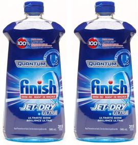 img 4 attached to 🧼 Get Sparkling Clean Dishes with Finish Quantum Jet-Dry Ultra Dishwasher Rinse Agent - 630 Washes Pack!