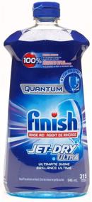 img 3 attached to 🧼 Get Sparkling Clean Dishes with Finish Quantum Jet-Dry Ultra Dishwasher Rinse Agent - 630 Washes Pack!