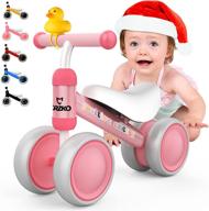 🚲 crzko baby balance bikes: no pedal 4-wheel infant bike for 10-24 months, perfect first birthday gift for 1-year-old boys and girls logo