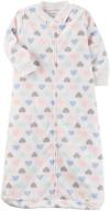 👶 carter's baby girls' heart print sleep bag - white - size small logo