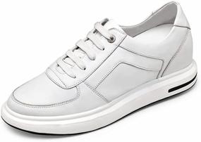 img 4 attached to CHAMARIPA Invisible Increasing Shoes Sneakers H82H206 01 Men's Shoes