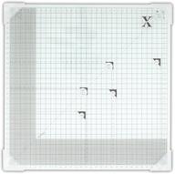 🔪 xcut tempered glass cutting mat, 13x13-inch by docrafts logo