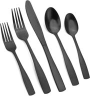 🍽️ durable and easy-to-clean: vanys 20-piece silverware flatware dishwasher set logo