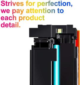 img 2 attached to 🖨 Uniwork Compatible Toner Cartridge Replacement for Canon 046 46H CRG-046: Ideal for Color ImageCLASS Laserjet MF733Cdw MF731Cdw MF735Cdw LBP654Cdw - Black, Cyan, Magenta, Yellow Printer Tray