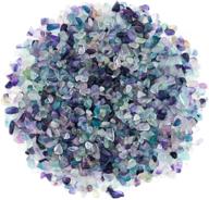 🔮 wykoo decorative fluorite tumbled chips stone: natural crystal pebbles for aquarium, vase fillers, and home decoration логотип