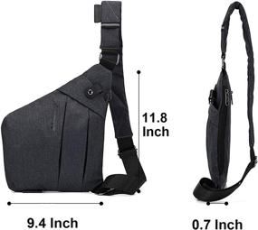 img 1 attached to Effortlessly Versatile: TOLOG Lightweight Shoulder Crossbody Multipurpose Bag
