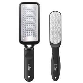 img 4 attached to 🦶 Efficient Foot File: Eitou Stainless Foot Scrubber and Dual Sided Foot Callus Remover - Professional Pedicure Tools for Hard Skin