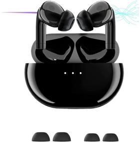img 4 attached to Aizimi Hybrid Active Noise Cancelling Wireless Earbuds: Premium Deep Bass TWS True Wireless Earphones with Bluetooth 5.1+EDR and Built-in Mic, Perfect for Sports