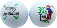 happy birthday thirty teeriffic golfer logo