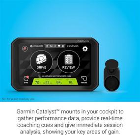 img 2 attached to Garmin Catalyst - Real-time Coaching & Track Session 🚗 Analysis for Motorsports & High Performance Driving (010-02345-00), Black, 6.95 inch