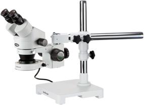 img 4 attached to 🔬 AmScope SM-3BZ-80S Binocular Stereo Microscope with WF10x Eyepieces and LED Light Source - 3.5X-90X Magnification, Single-Arm Boom Stand (110V)