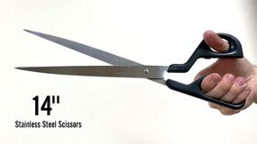 img 3 attached to ✂️ Durable Scissors with Stainless Handles for Sewing and Projects