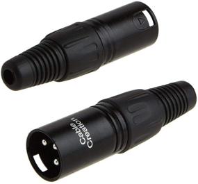 img 1 attached to 🎙️ CableCreation [Pack of 5] XLR 3 Pin Male/Female Audio Mic Microphone Connector with Black Housing