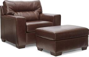 img 2 attached to 🏠 Classic and Stylish Lane Home Furnishings Ottoman in Brown: A Perfect Addition to Your Living Space