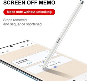 img 2 attached to 🖊️ Afeax Белый Стилус Touch S Pen для Galaxy Note 10/ Note 10 Plus Note 10+ 5G - Стилус без Bluetooth