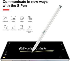 img 1 attached to 🖊️ Afeax Белый Стилус Touch S Pen для Galaxy Note 10/ Note 10 Plus Note 10+ 5G - Стилус без Bluetooth