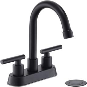 img 4 attached to 🚰 Centerset YardMonet Bathroom Faucets with Handle