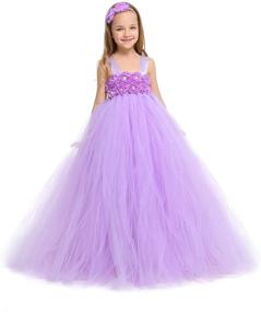 img 1 attached to 🌸 Enchanting MALIBULICo Handmade Fluffy Flower Girl Tutu Dress: Perfect for Wedding & Birthday Photoshoots!