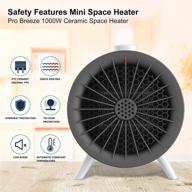🔥 segoal ceramic electric heater fan - fast heating desk heater with overheat & tip-over protection, ideal for floor, office, and home spaces logo
