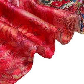 img 1 attached to Mulberry Floral Xtrm02 Women's Scarf - Enhancing Women's Accessories