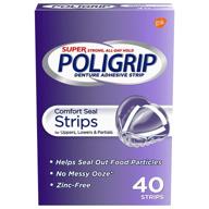 super poligrip comfort seal strips logo