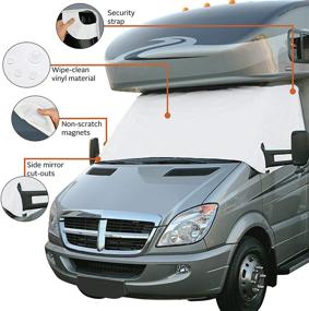 img 3 attached to 🚐 Белый чехол для лобового стекла RV Over Drive для Dodge и Mercedes Sprinter '06 - '15 от Classic Accessories.