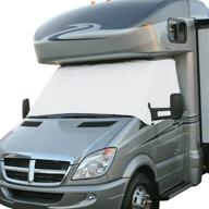 🚐 белый чехол для лобового стекла rv over drive для dodge и mercedes sprinter '06 - '15 от classic accessories. логотип