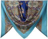 geometric polyester wrapping scarves & wraps - luxurious sleepwear accessories for women logo