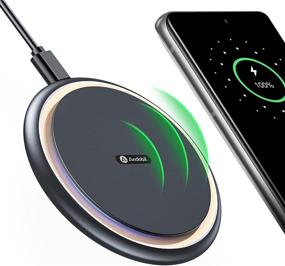 img 4 attached to 📱 Andobil Official Qi Certified Fast Charging Wireless Phone Charger Pad with Cooling Fan for iPhone, Galaxy, and Android Phones - iPhone 12, 11, X, Samsung Galaxy S21, S20, Note 20, Google Pixel 5, 4, AirPods - 2021 Edition