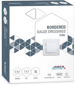 img 2 attached to AMERX® Bordered Gauze Adhesive Bandages