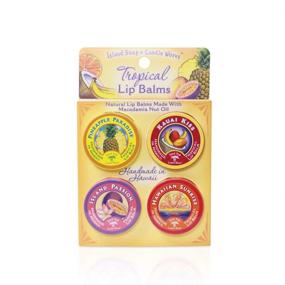 img 3 attached to 💋 Island Soap & Candle Works Lip Balm Tin: Convenient 4-Pack for Nourished Lips