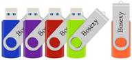 💽 5x 32gb usb флэш-накопитель 3.0 с вращающимся дизайном - bosexy thumb drives, высокоскоростная флеш-память для фотографий и видео различных цветов: синий, фиолетовый, красный, зеленый и оранжевый логотип