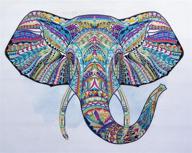 elephant embroidery needlepoint contemporary beadpoint logo