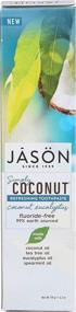 img 4 attached to Jason Simply Coconut Toothpaste - Refreshing Coconut & Eucalyptus, 4.2 Oz.