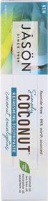 img 3 attached to Jason Simply Coconut Toothpaste - Refreshing Coconut & Eucalyptus, 4.2 Oz.