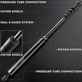 img 2 attached to 🔧 High-Quality Hood Lift Supports Shock Struts Replacement for Ford Crown Victoria Grand Marquis 1998-2011 - Set of 2