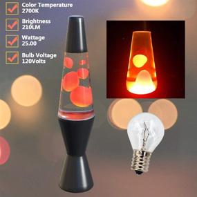 img 2 attached to High-Quality 6 Pack S11 E17 Base 25 Watt Bulbs for Lava Lamps - Perfect Replacement Bulbs for Lava Lamps and Glitter Lamps