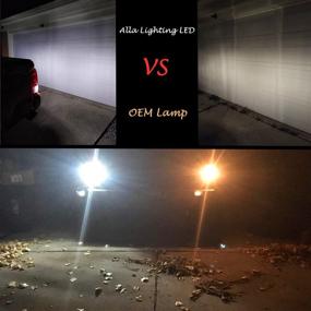 img 3 attached to 🔆 Alla Lighting 912 921 LED Reverse Lights Bulbs: Brilliantly Bright 6000K Xenon White CANBUS T10 T15 906 W16W 921K 922 Back-up, Cargo Lights Replacement - Superior with 4014 30-SMD Technology