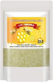 img 4 attached to 🐝 Allgreen Beeswax Pellets Organic: 2 lb White, Triple Filtered, Pure Bees Wax for DIY Candles, Skin Care, and Lip Balm - Easy Melt Beeswax Pastilles