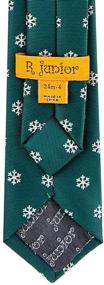 img 1 attached to 🏻 Stylish Retreez Christmas Snowflakes Microfiber Pre Tied Boys' Neckties - A Must-Have Accessory