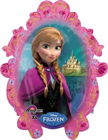 img 2 attached to ❄️ Anagram International 2816201 Disney Frozen Shape Balloon Pack, 31 Inch