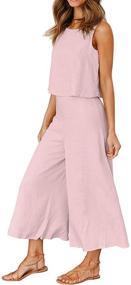 img 1 attached to 👗 ROYLAMP Womens Outfits Cropped Jumpsuits: Trendy Women's Clothing in Jumpsuits, Rompers & Overalls