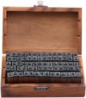 🔤 vintage wooden alphabet stamps set – dedoot 70 pcs rubber stamps for pottery, clay crafts, card making, and kids painting – emboss letters, numbers & symbols logo