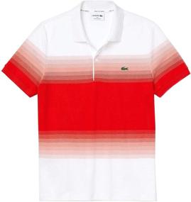 img 1 attached to Мужская одежда и рубашки Lacoste с коротким рукавом стандартной посадки