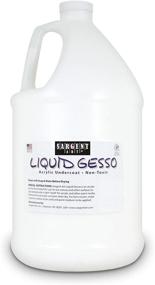 img 3 attached to 🎨 Sargent Art - 22-9703 1-Gallon Gesso, Surface Primer, 128oz, White