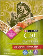 🐱 purina naturals оригинальный кошачий чау: сухой корм для кошек с настоящим курицей и лососем для взрослых кошек логотип